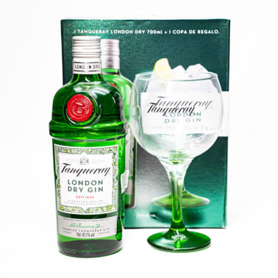Pack Gin Tanqueray 47.3° 700 cc + Copa1