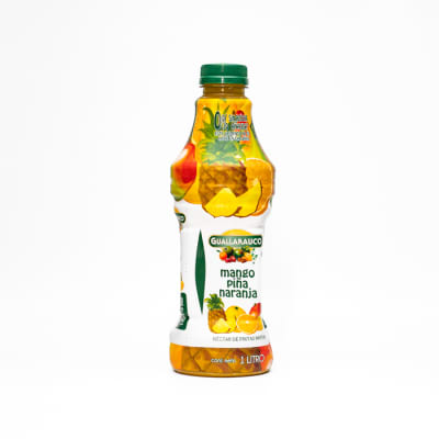 Néctar Guallarauco Mango, Piña y Naranja 0% Azúcar Añadida 1 L1