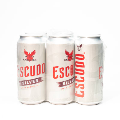 Pack Cerveza Escudo Silver 470 Cc x 6