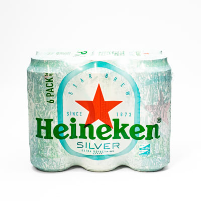 Pack Heineken Silver Lata 470 Cc X 6