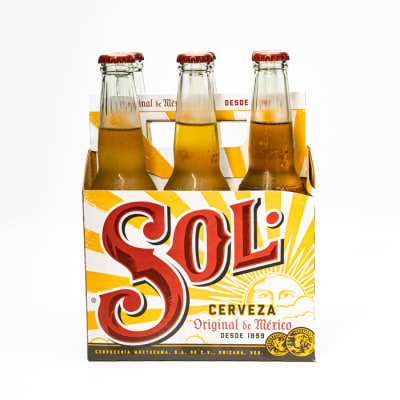 Pack Cerveza Sol Botella 4.5° 330 CC X 6
