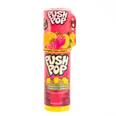 Caramelo Push Pop Frambuesa y Limonada 1 Und. 15 grs1