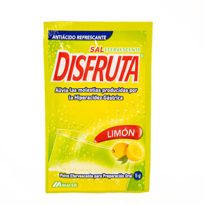 Sal Efervescente Disfruta Limón 1 Sobre