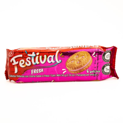 Galleta Festival Fresa 50 grs1