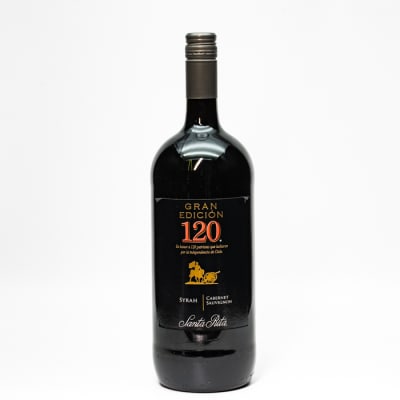 Vino Gran Edición 120 Syrah Cabernet Sauvigno Botella 1.51