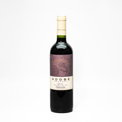 Vino Adobe Reserva Orgánico Merlot 750 Cc1