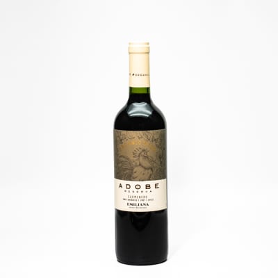 Vino Adobe Reserva Orgánico Carmenere  750 Cc