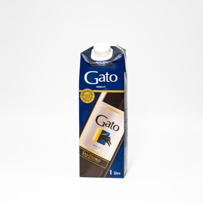 Vino Gato Merlot Tetra 1 L1