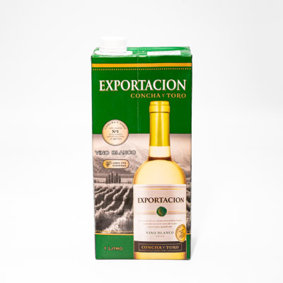 Vino Blanco Exportación Concha y Toro Tetra
