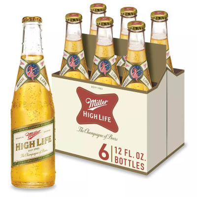 Pack Cerveza Miller High Life Beer 6 X 355 Cc1