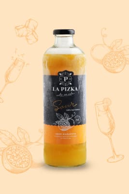 Pisco Sour Natural La Pizka Maracuyá 21° 1L