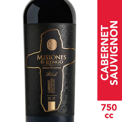 Vino Misiones De Rengo Black Cabernet Sauvignon 750 cc1