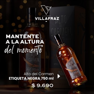 Pisco  Alto Del Carmen Etiqueta Negra 40°