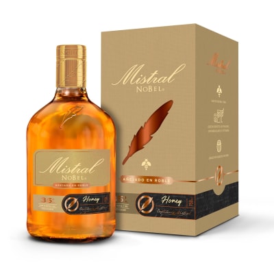 Pisco Mistral Nobel Honey 35° 750 cc
