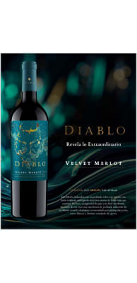 Vino Diablo Velvet Melot 750 Cc