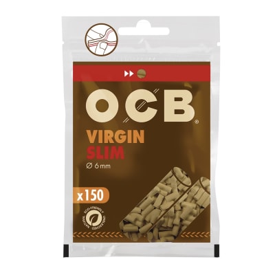 Filtro Ocb Virgin Slim 6mm 150 Unidades