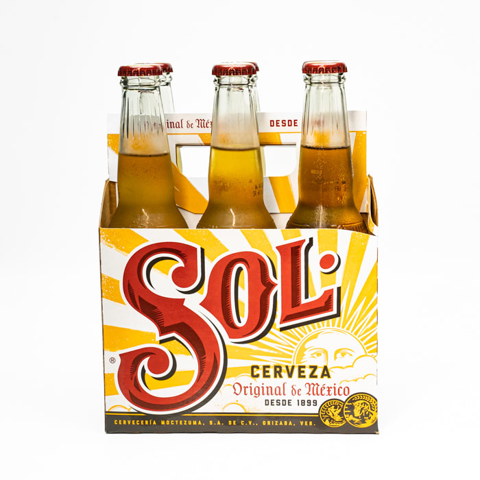 Sol Botella Pack Cerveza Sol Botella 4.5° 330 CC X 6 | Licores Villafraz