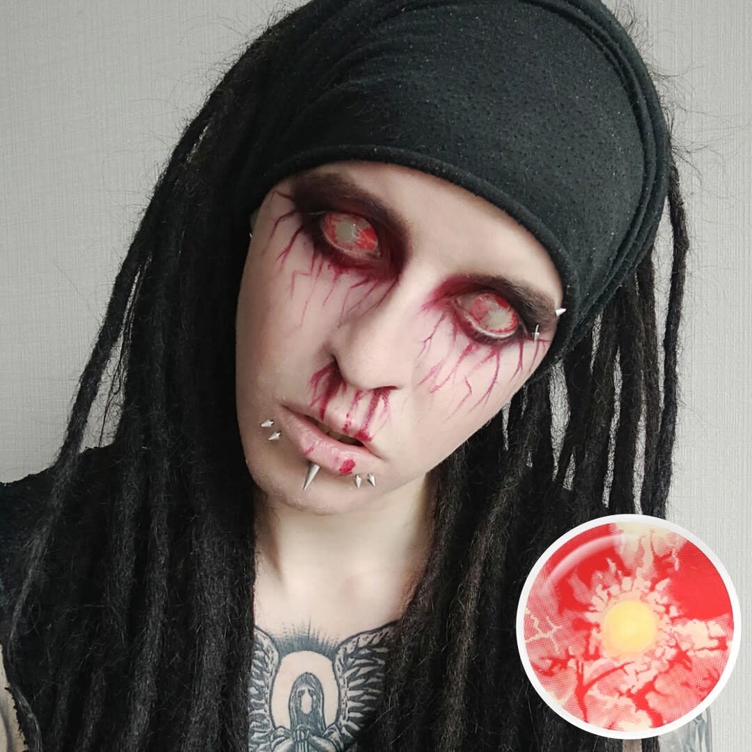 Pupilentes Halloween Pupilentes Que Cubren Todo El Ojo Zombie