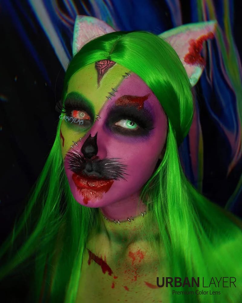 Zombie Sclera 22mm Lentes Carolyne