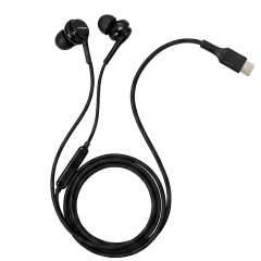 Audífono In-Ear Tipo-C Micrófono Trenzado Negro