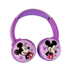 Audífonos Bluetooth Disney Mickey Mouse Lila