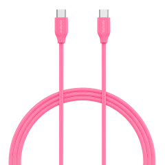 Cable Cargador Tipo C a Tipo C - 2.4A - 1 metro PDMAX-ROSE