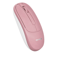 Mouse Inalámbrico Bluetooth 2.4G Recargable Silencioso Rosa