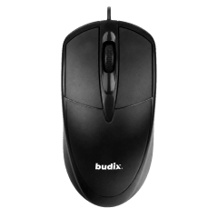 Mouse Óptico Budix BU-LAVORA con Cable USB 1200 DPI