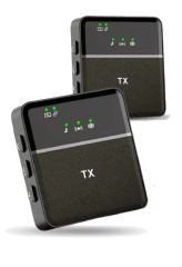 Micrófono Inalámbrico De Solapa Lavalier Doble USB-C