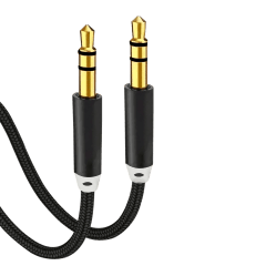 Cable Plug 3.5 2000mm Negro