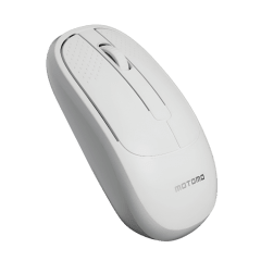 Mouse Inalámbrico Bluetooth 2.4G Recargable Silencioso Blanco