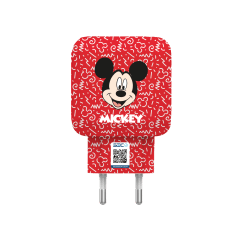 Cargador de Pared Disney Mickey Rojo Tipo C