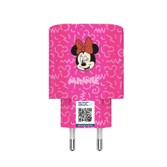 Cargador de Pared Disney Minnie Rosa Tipo C