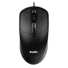 Mouse Óptico Budix BU-LAVORA con Cable USB 1200 DPI