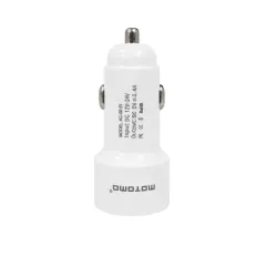 Cargador de Auto MO-CAR21 Doble USB 2.4A 12V-24V