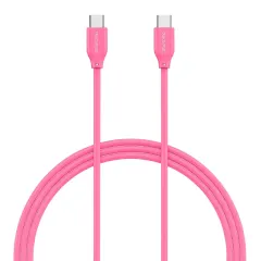 Cable Cargador Tipo C a Tipo C - 2.4A - 1 metro PDMAX-ROSE