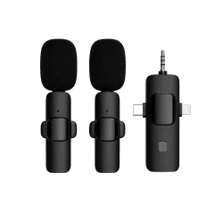 Micrófono Inalámbrico De Solapa Lavalier ANC USB-C/Lightning
