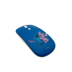 Mouse Inalámbrico Disney Stitch y Angel Recargable Bluetooth