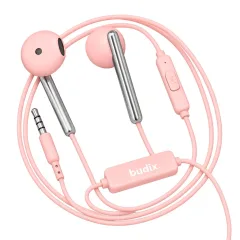 Earphones Budix BD-016 Manos Libres Rosa