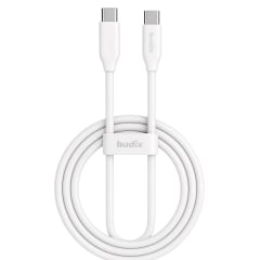 Cable Budix USB-C A USB-C Carga Rápida 60w 3a 2M