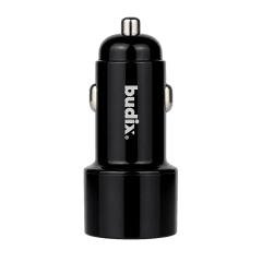 Cargador De Auto BU-501 52.5w USB-C Carga Súper Rápida
