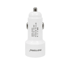 Cargador de Auto MO-CAR21 Doble USB 2.4A 12V-24V