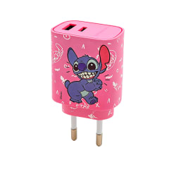 Cargador Rapido SEC Disney Stitch Rosa 20W Con Cable Tipo C