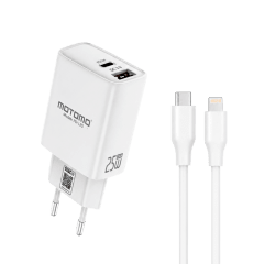 Cargador Rápido SEC PD-L25 25W GaN USB-C Lightning