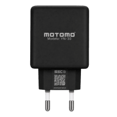 Cargador Rápido GaN SEC 30W USB-C PD YN-30 Negro