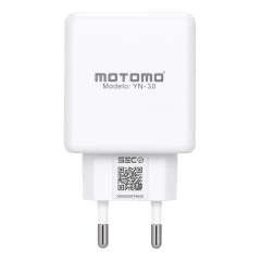 Cargador Rápido GaN SEC 30W USB-C PD YN-30 Blanco