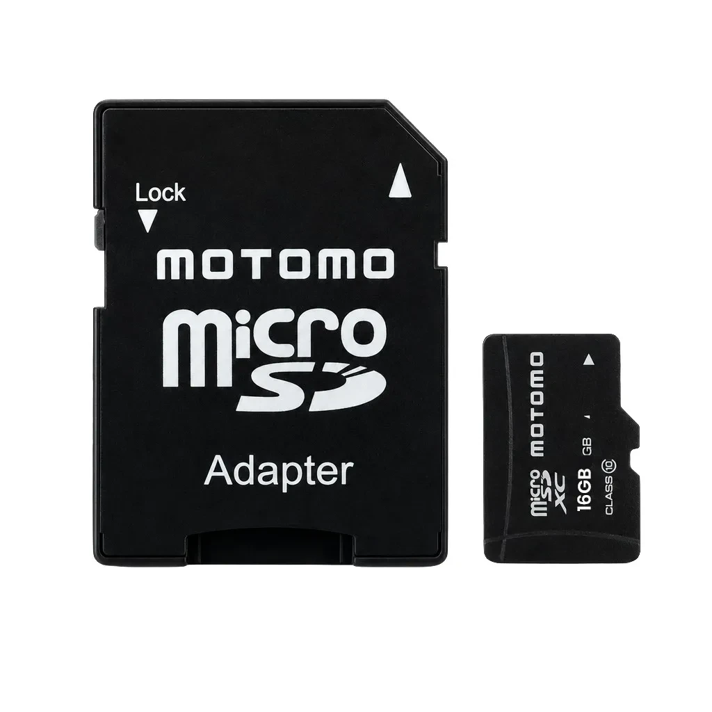 Tarjeta Micro SD 16GB Motomo Clase 10 con Adaptador SD1