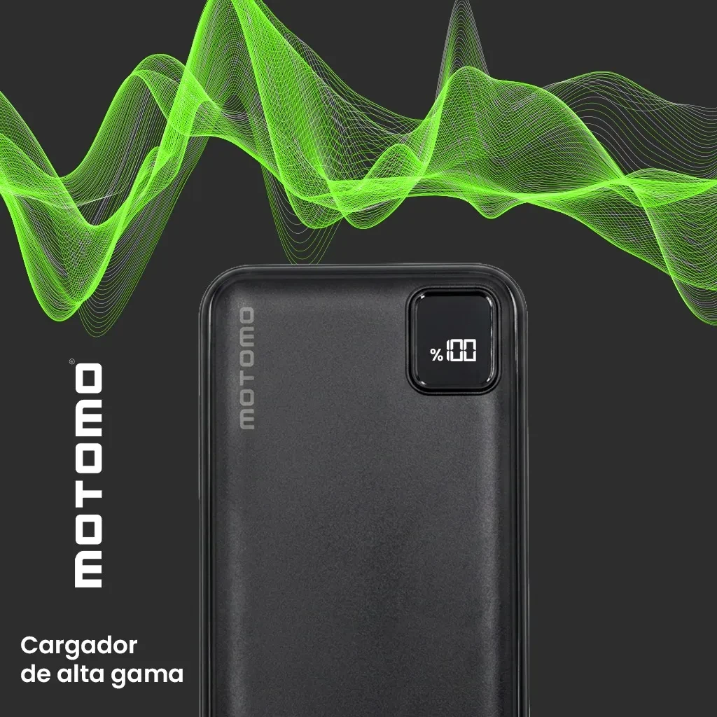 Powerbank Cargador Portátil 20000mAh 22.5W PD Motomo5