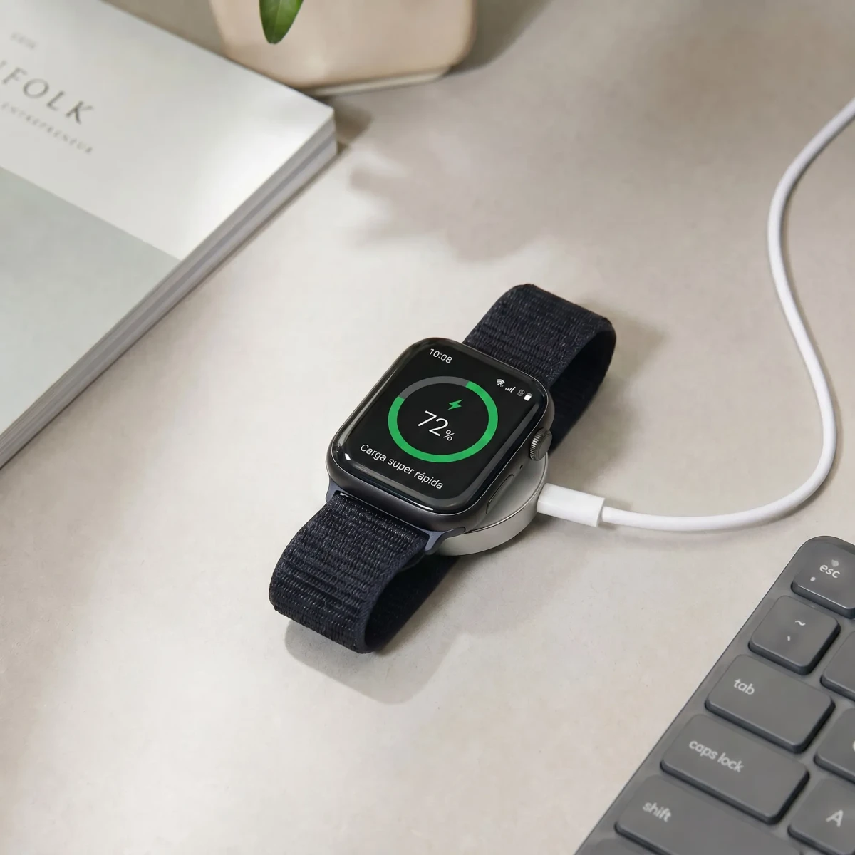 Cargador Inalambrico iWatch MO-W5 Tipo C5