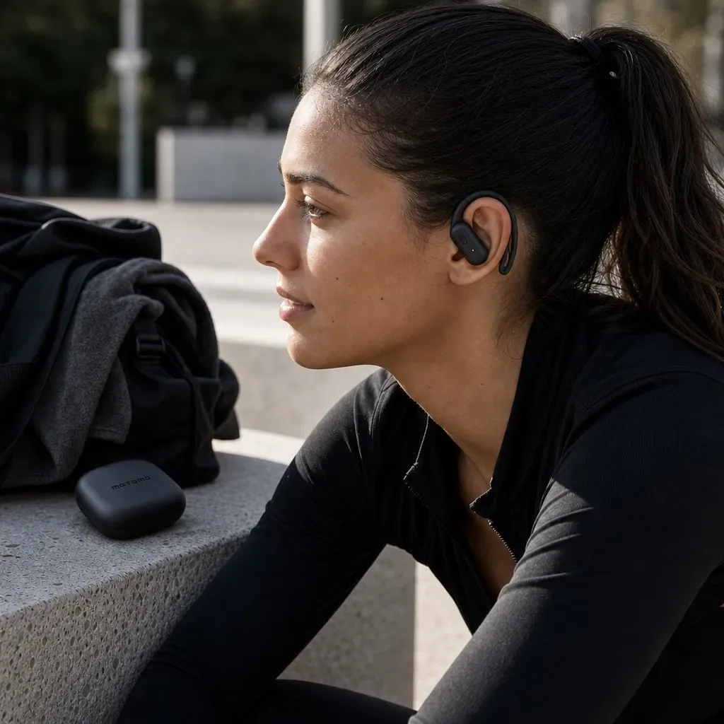 Earpods Motomo MO-OWSG218 TWS Hook Negro4